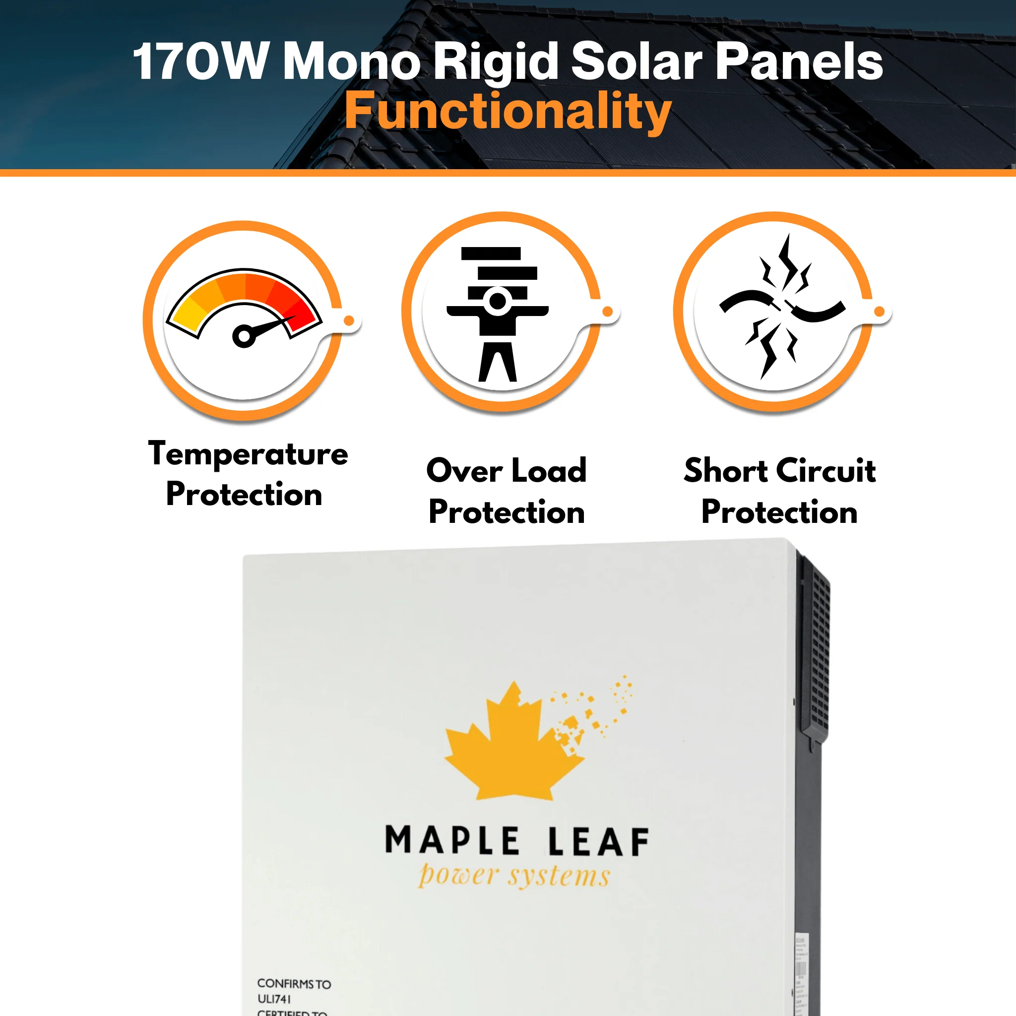 Maple Leaf 6500EX - 48 Off Grid Solar Inverter - 500 VOC | 48v 110vac | 2 Units For 220vac | Dual MPPT Solar Charger 120A | CSA Approved - Image 5