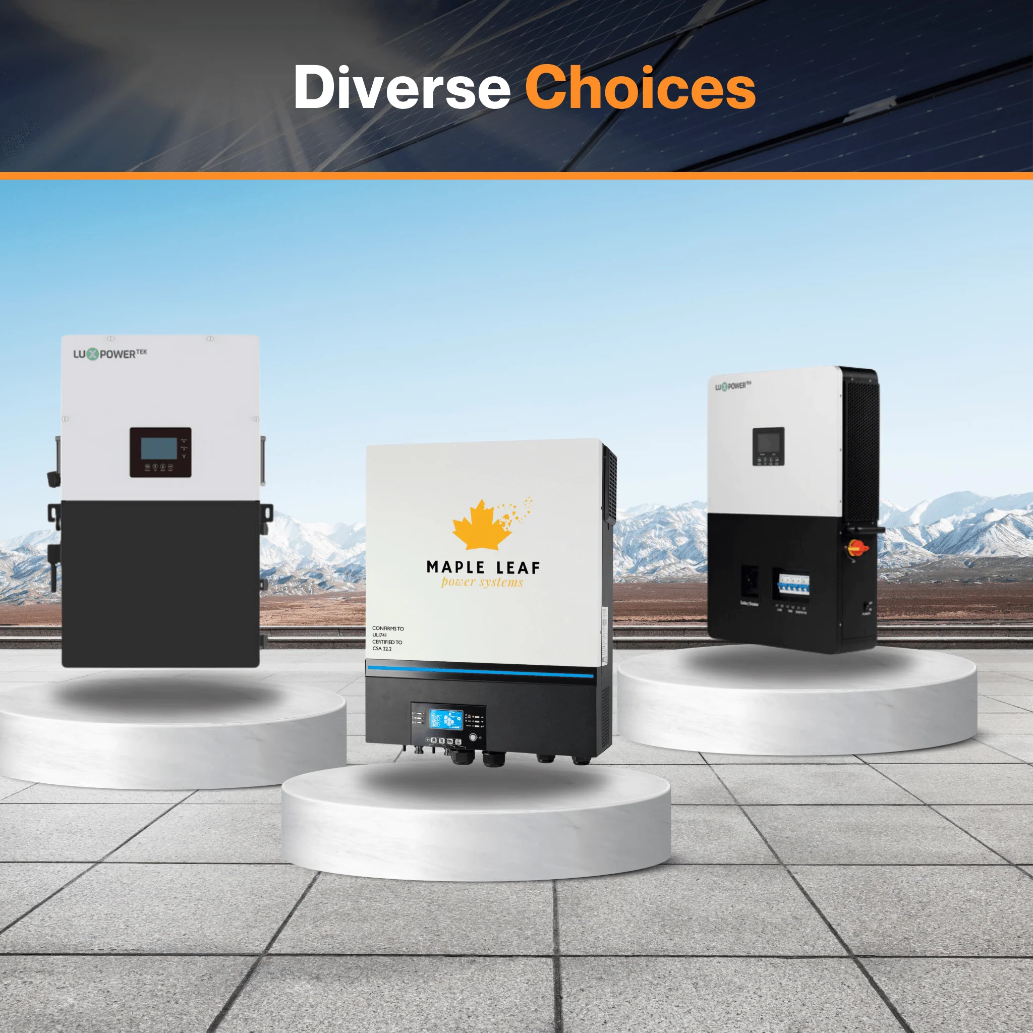 Maple Leaf 6500EX - 48 Off Grid Solar Inverter - 500 VOC | 48v 110vac | 2 Units For 220vac | Dual MPPT Solar Charger 120A | CSA Approved - Image 6