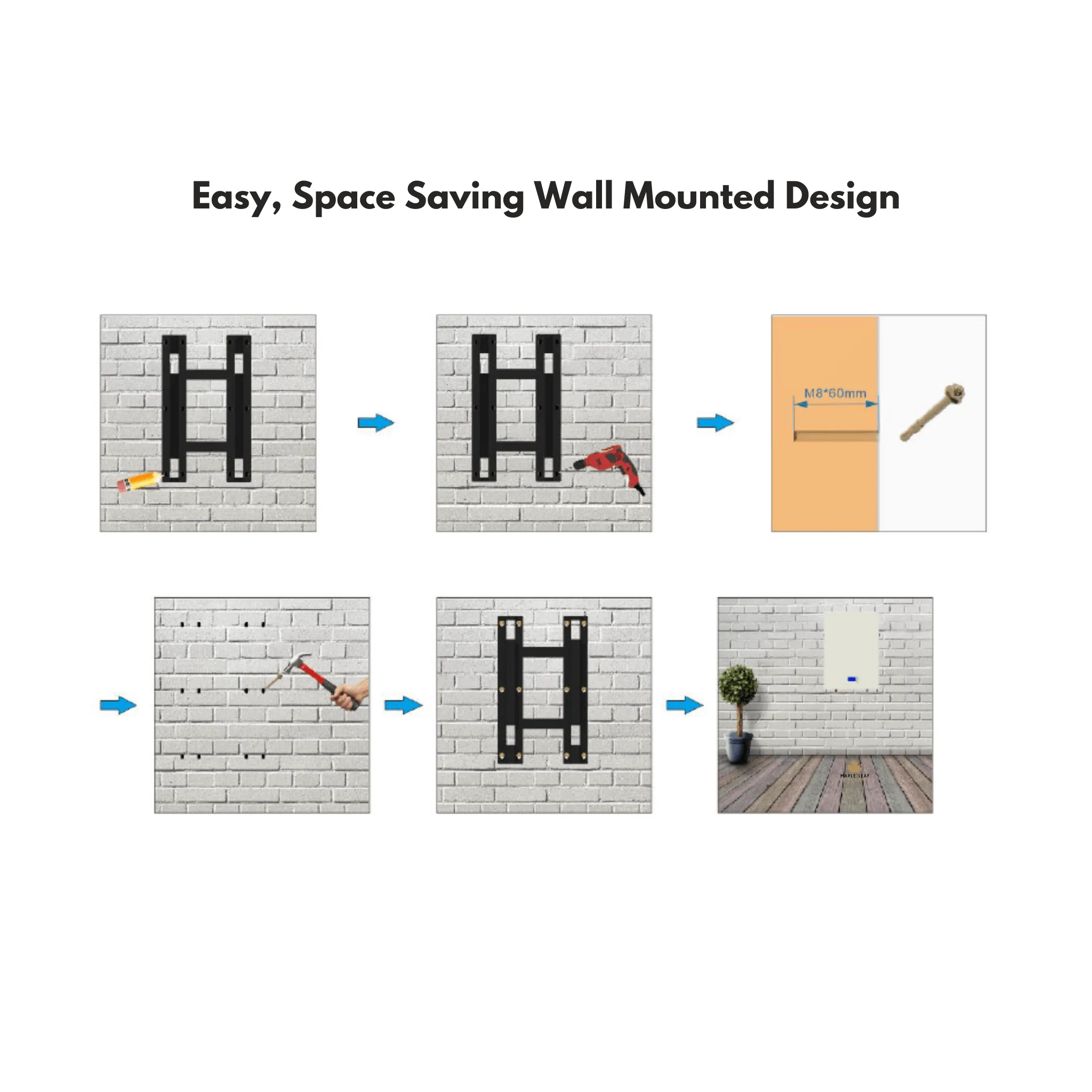 Wall Mounting Kit for Maple Leaf Beaver Battery - Image 6